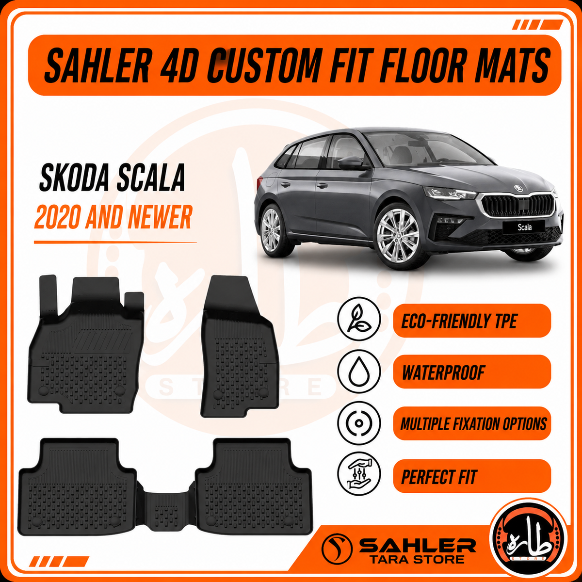 Sahler - CAR FLOOR MAT - SKODA SCALA