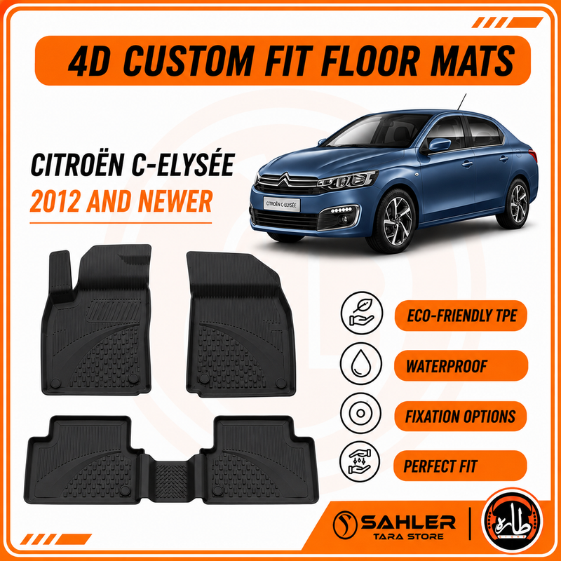 Sahler - CAR FLOOR MAT - Citroën - C-ELYSÉE 2012:NEWER