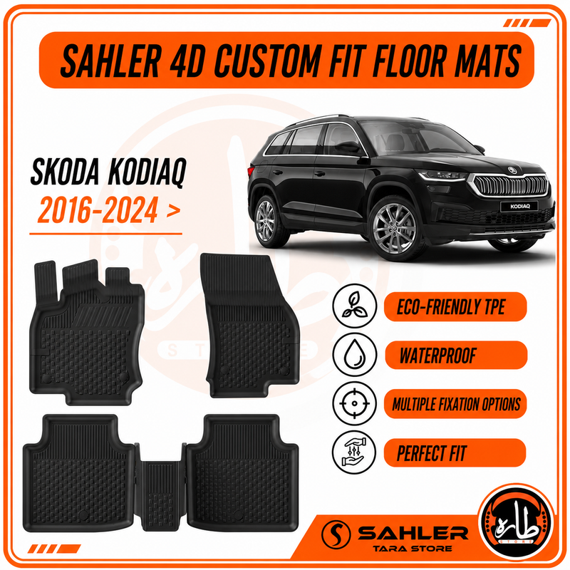 Sahler - CAR FLOOR MAT - SKODA KODIAQ 16:24