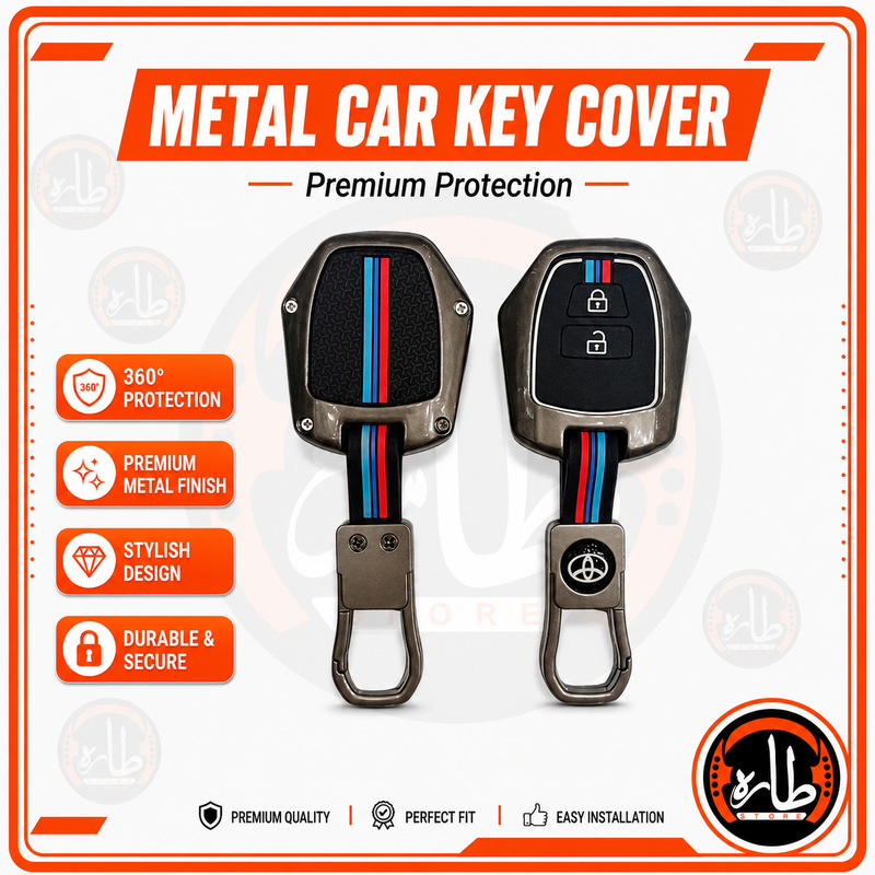 Metal Car Key Cover Toyota Corolla High S 01