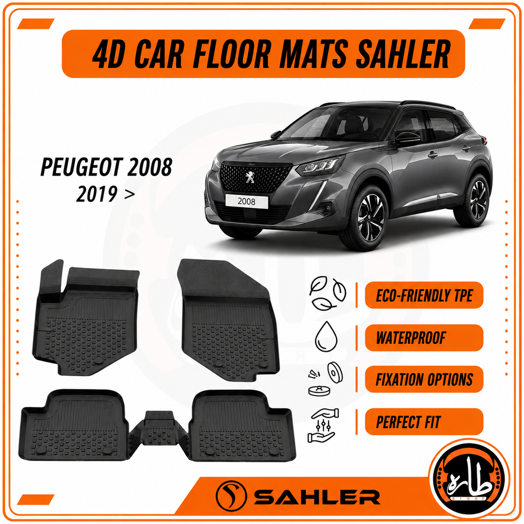 Sahler - CAR FLOOR MAT - Peugeot 2008