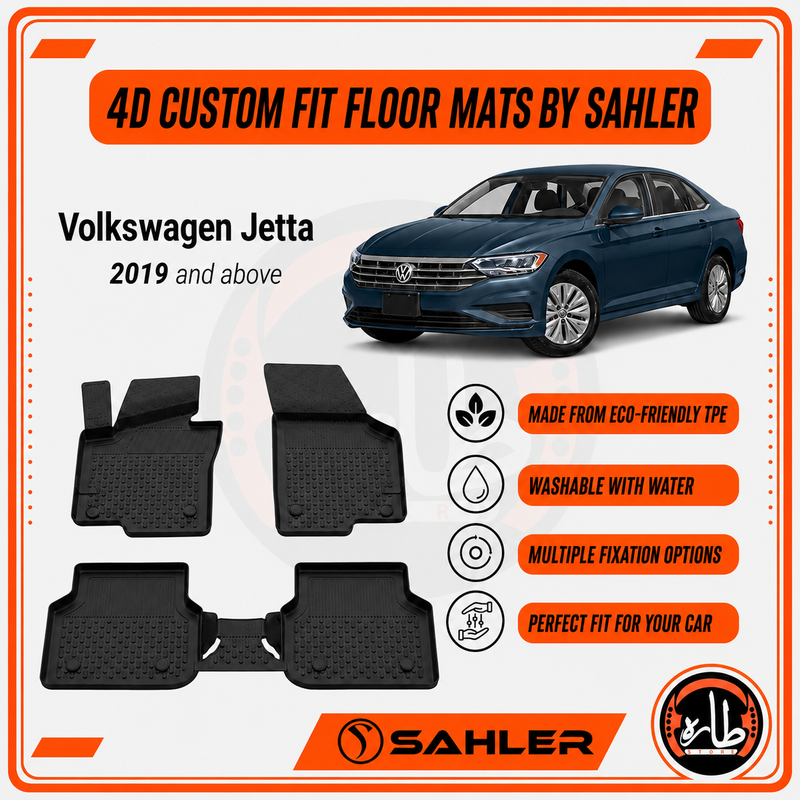Sahler - CAR FLOOR MAT - vw -  jetta 2019