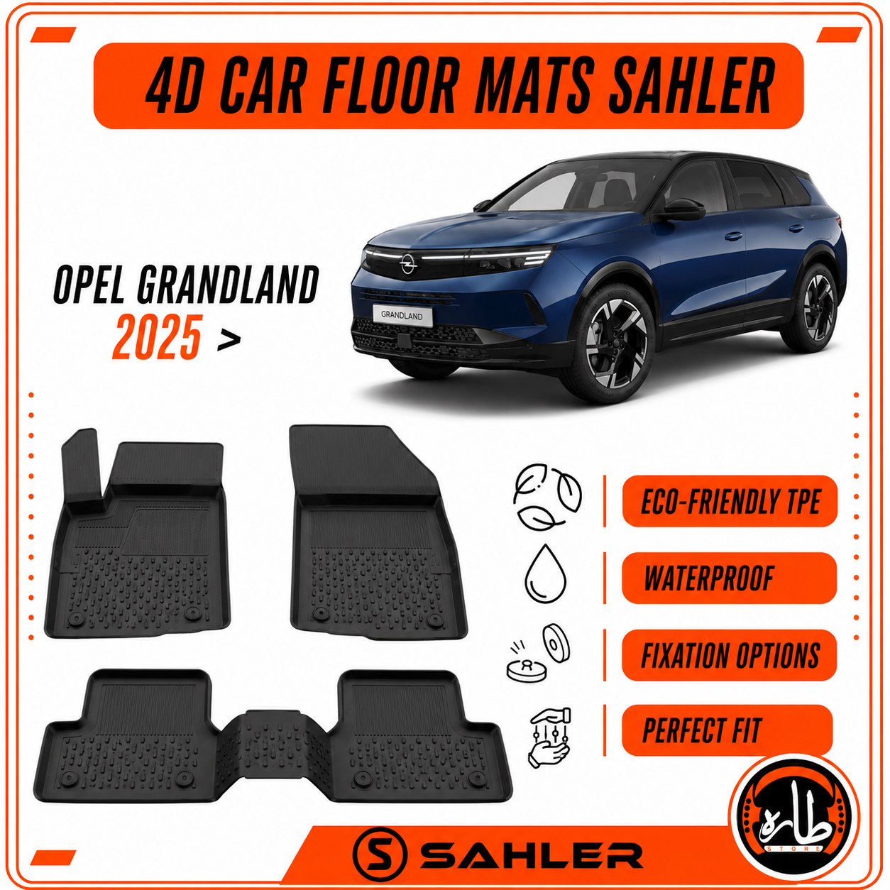 OPEL CAR FLOOR MAT