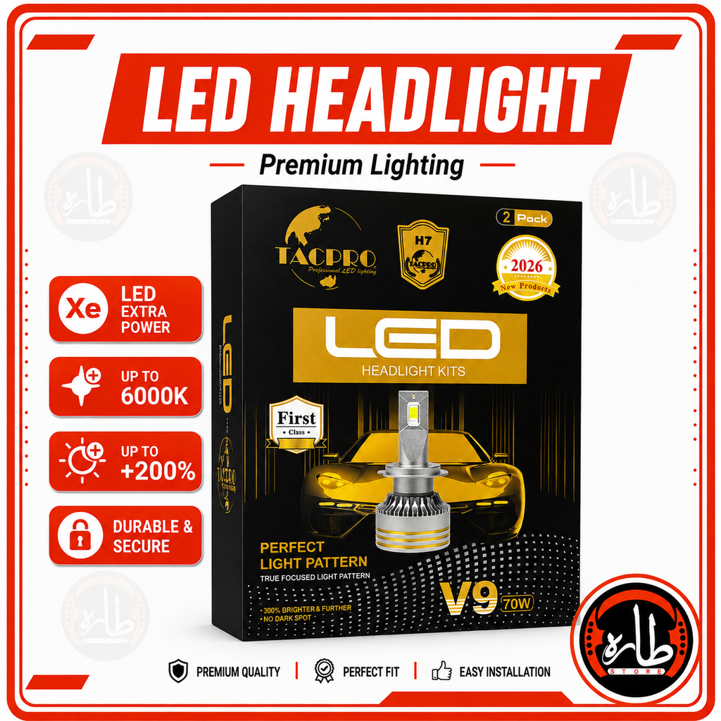Led Headlights TACPRO V9