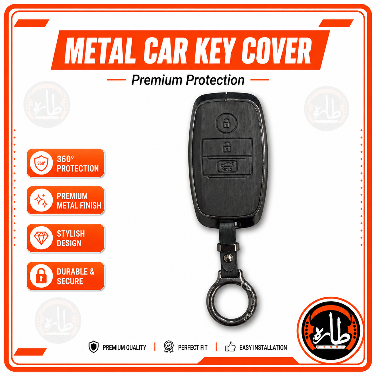 Metal Car Key cover Kia k3
