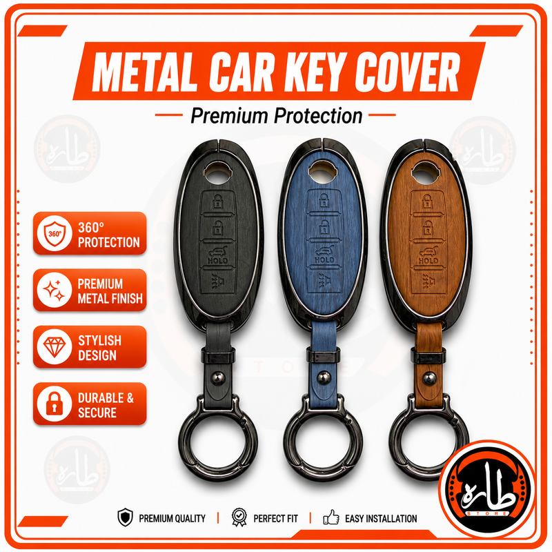 Metal Car Key cover Nissan