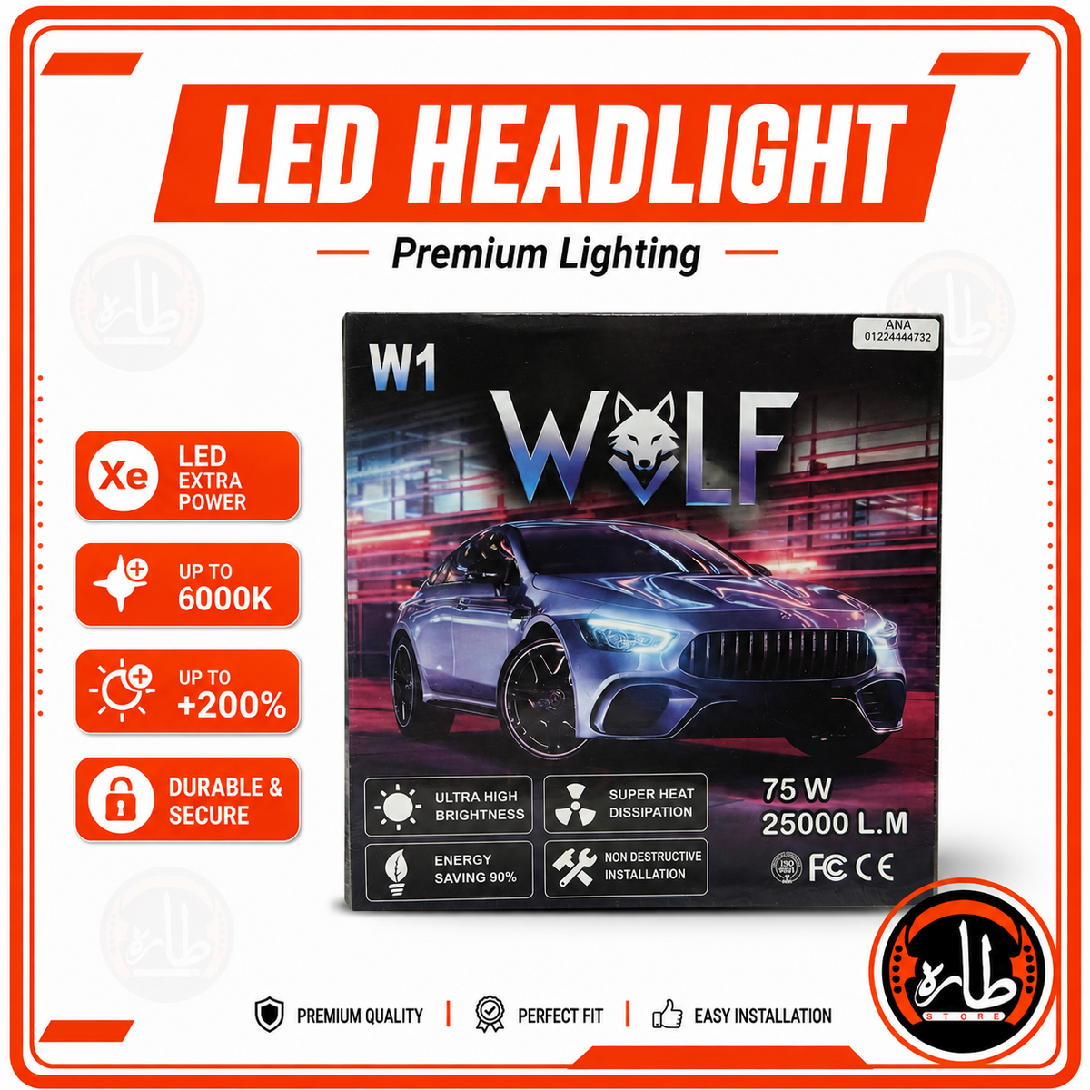 Led Headlights w1 wolf