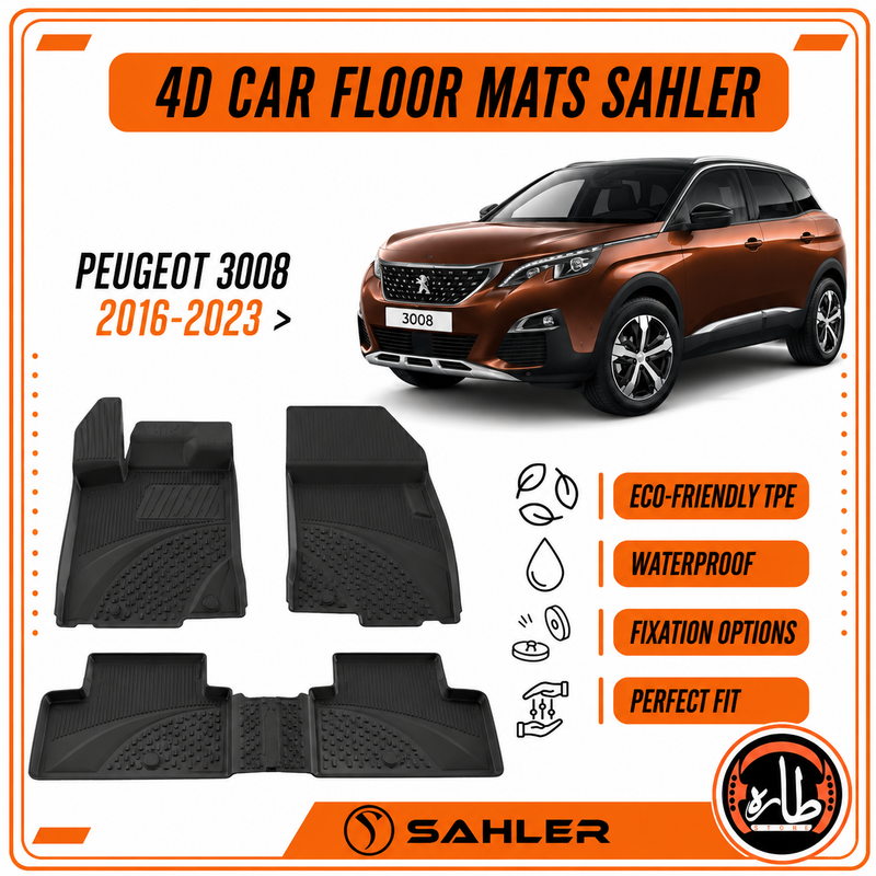 Sahler - CAR FLOOR MAT - Peugeot 3008 01