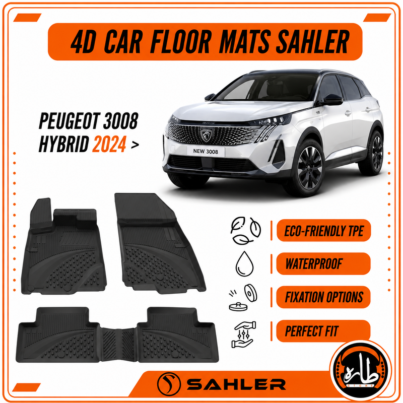 Sahler - CAR FLOOR MAT - Peugeot 3008