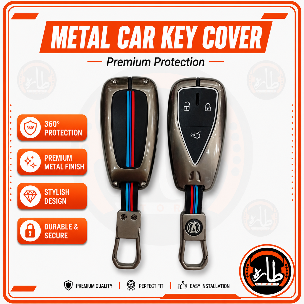 Metal Car key cover changan 3