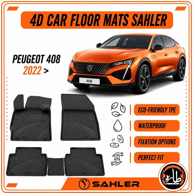 Sahler - CAR FLOOR MAT - Peugeot 408