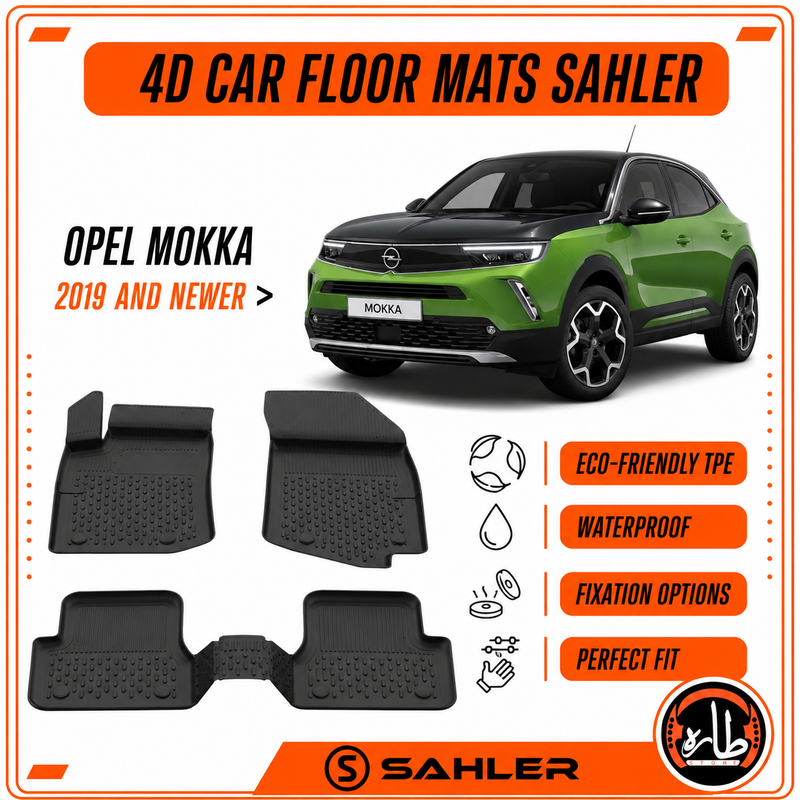 Sahler - CAR FLOOR MAT - OPEL - MOKKA 2019:UNTIL NOW
