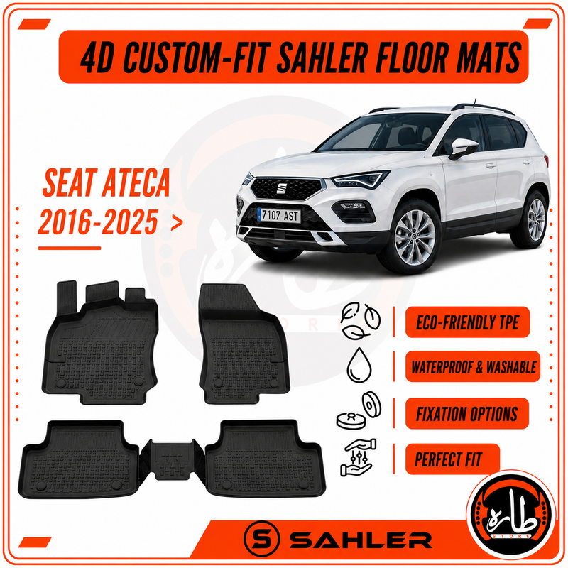Sahler - CAR FLOOR MAT - SEAT ATECA 2016:2025