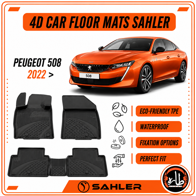 Sahler - CAR FLOOR MAT - Peugeot 508