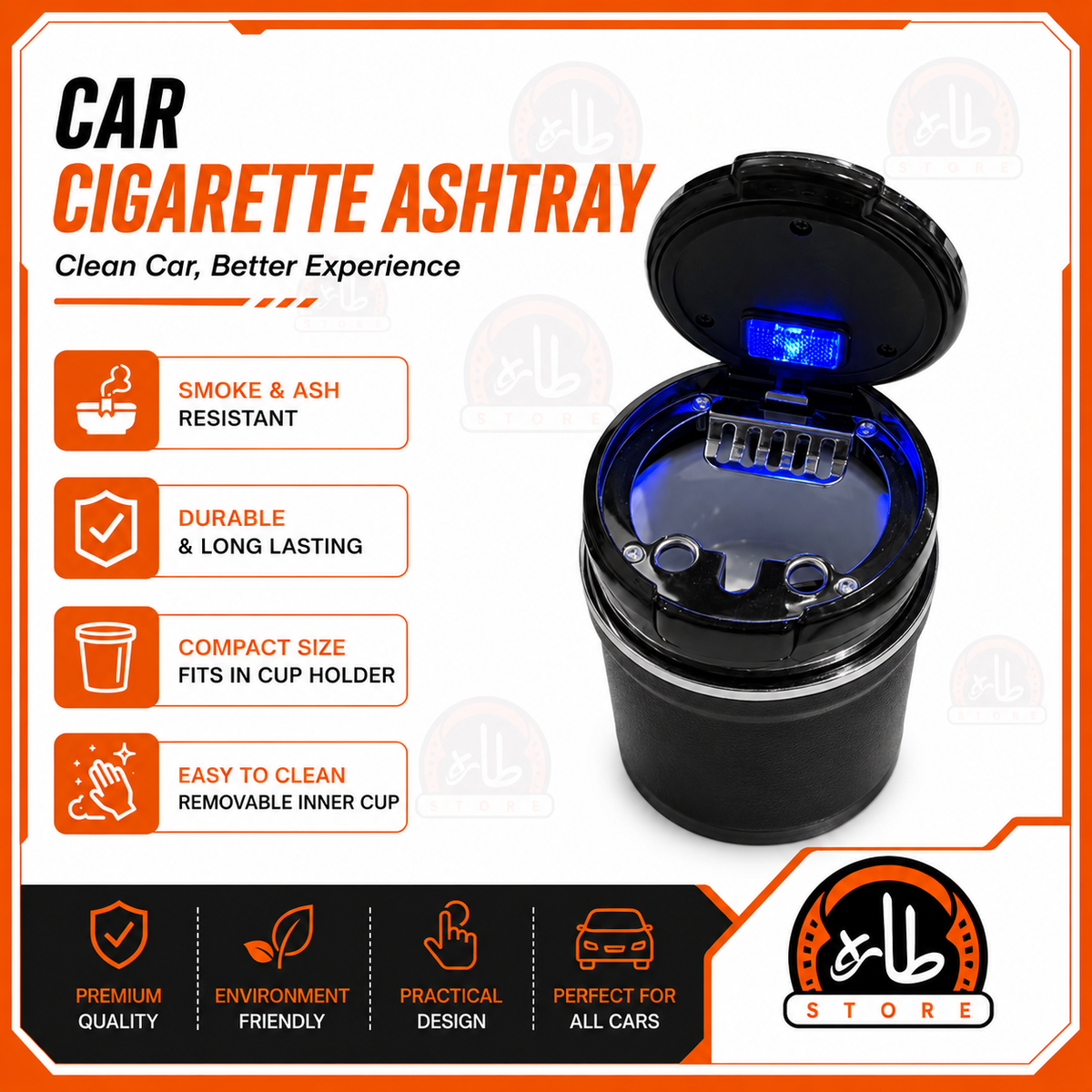 Car Cigarette Ashtray - G7