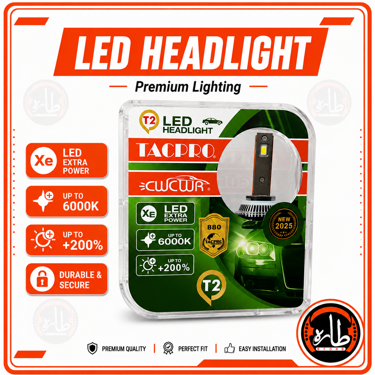Led Headlights TACPRO T2