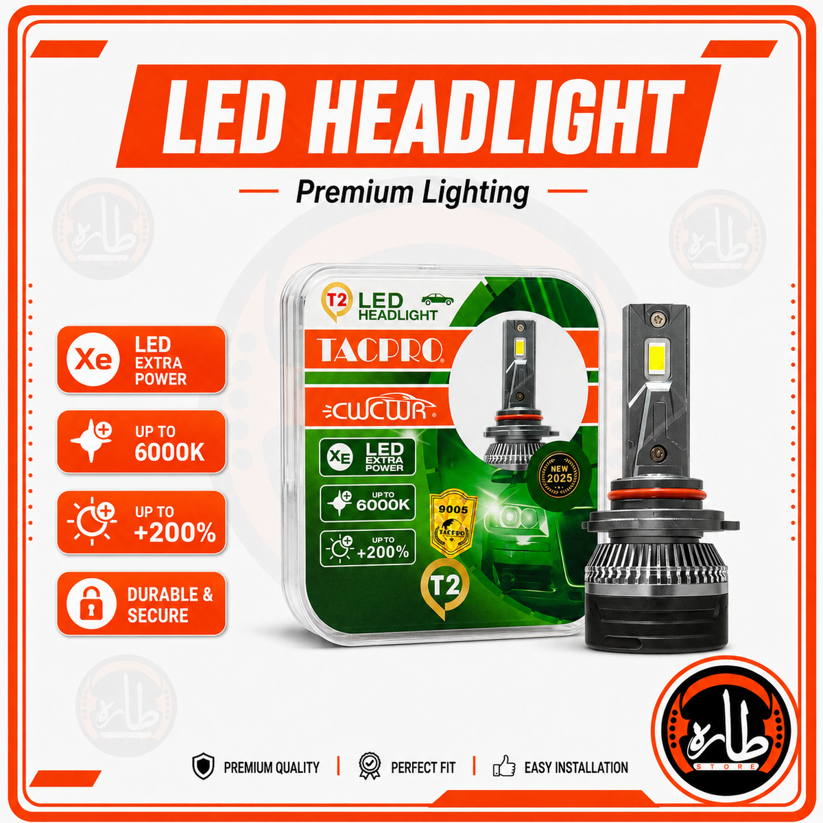 Led Headlights TACPRO T2