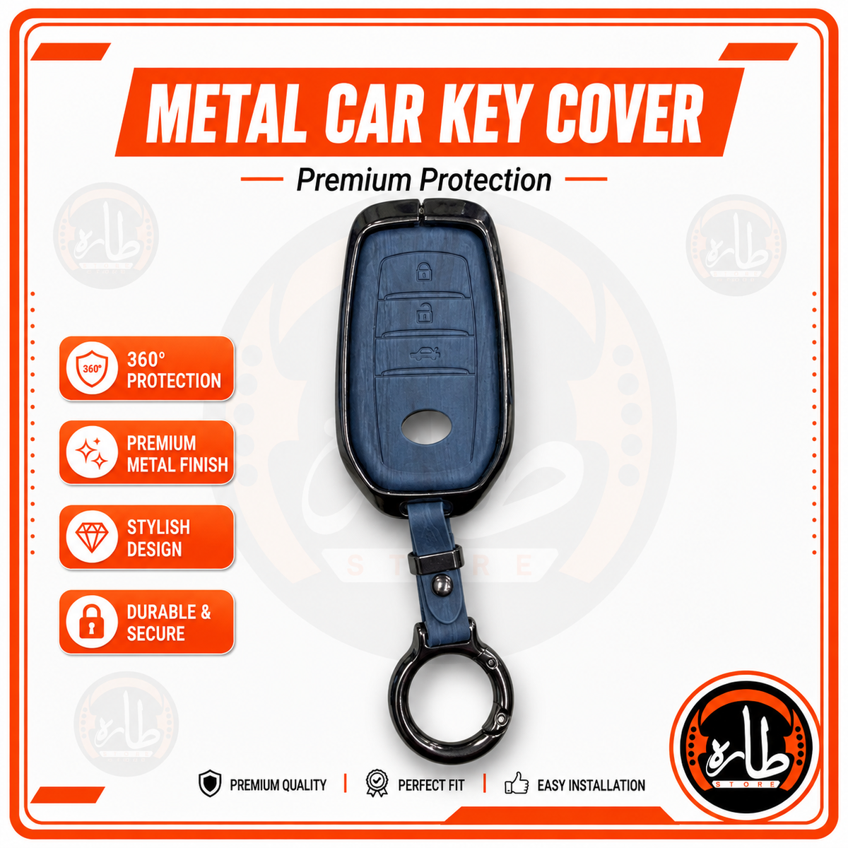 Metal Car Key cover Toyota