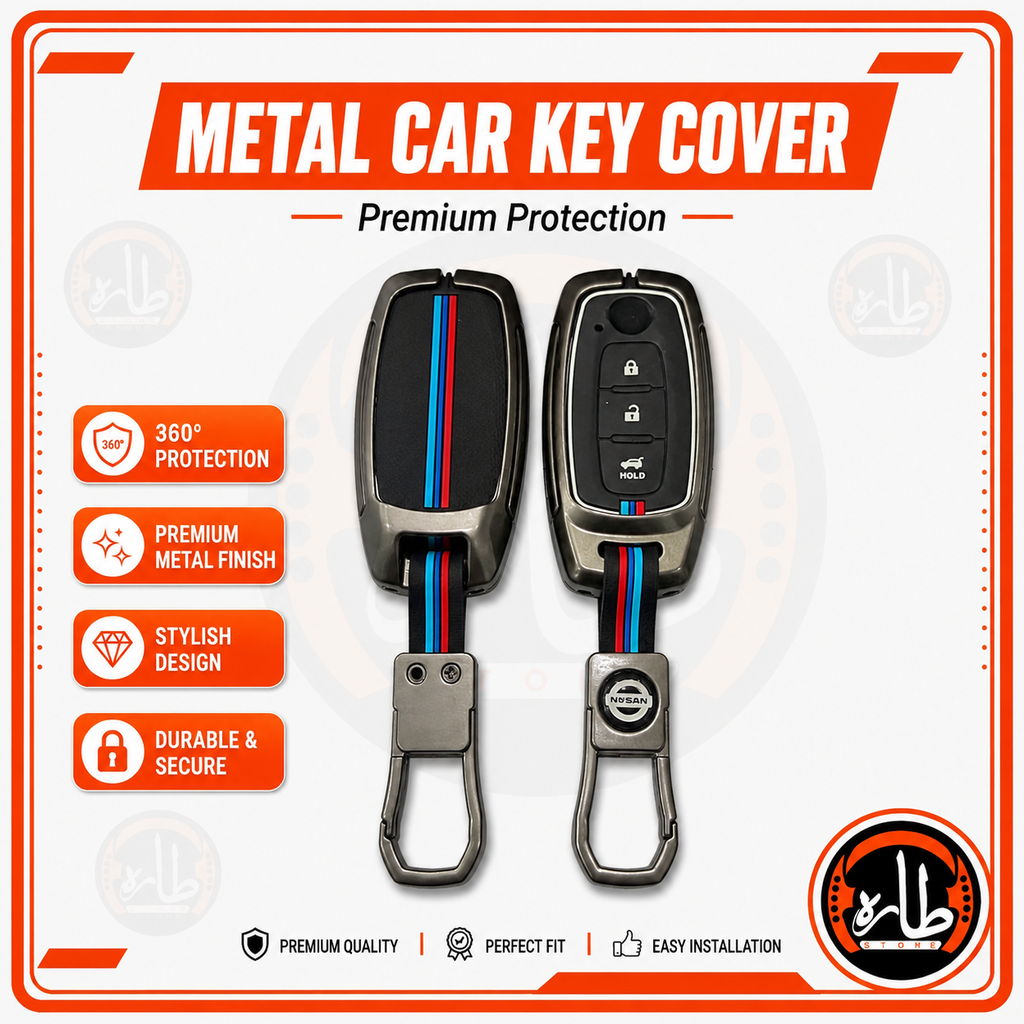 Metal Car Key Cover Nissan - Qashqai 2022