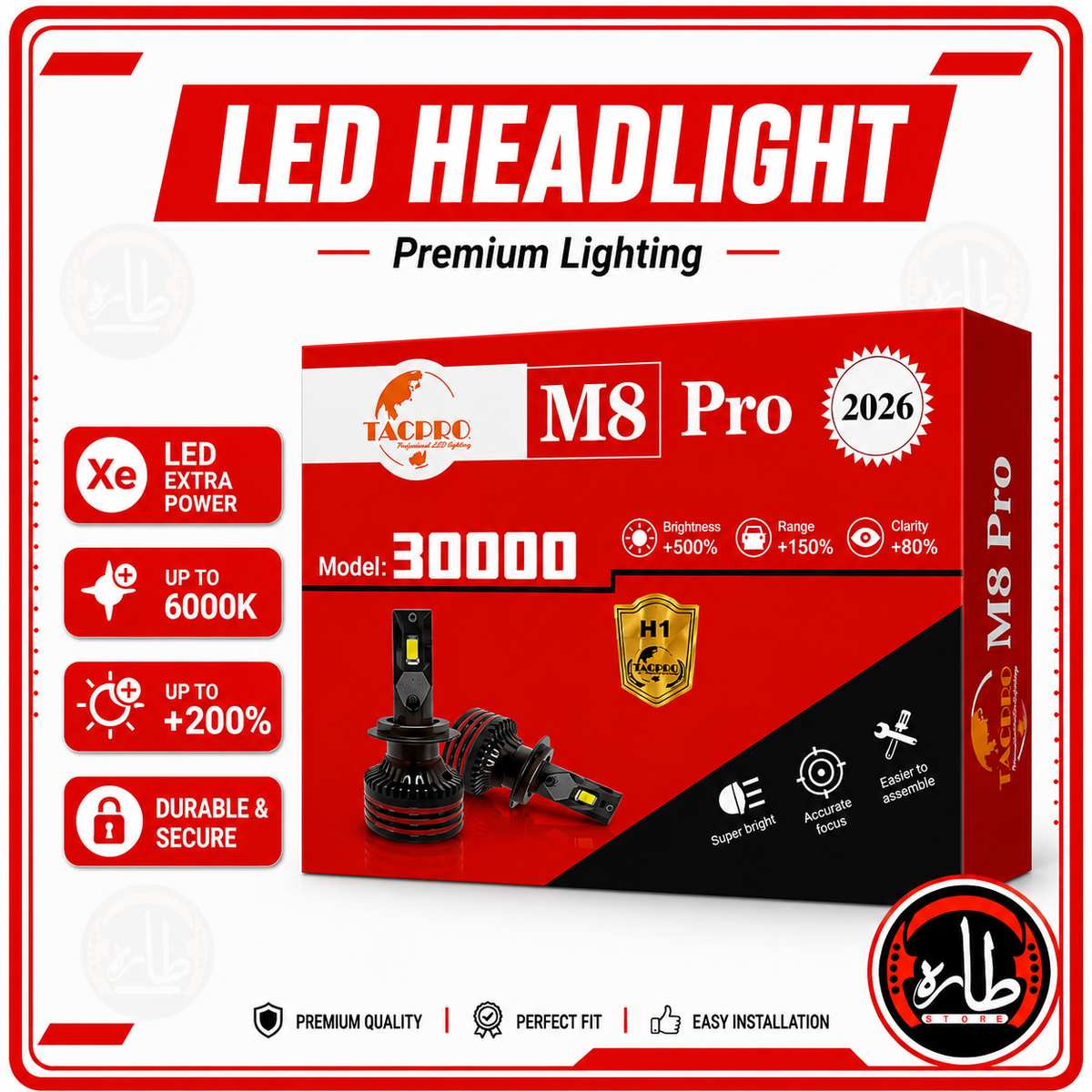Led Headlights m8