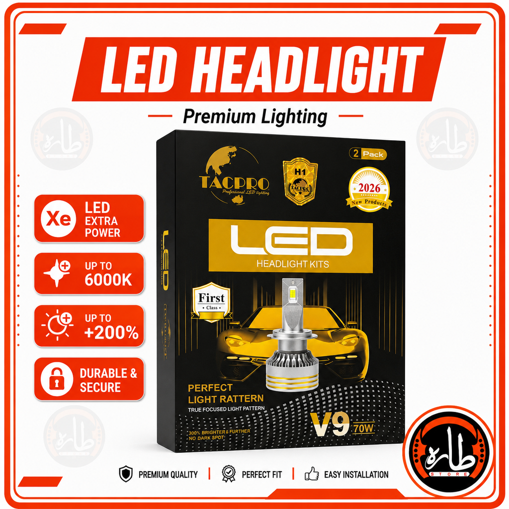 Led Headlights TACPRO V9
