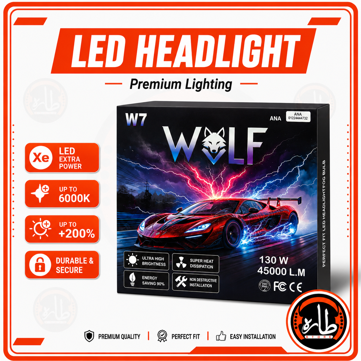Led Headlights w7 wolf