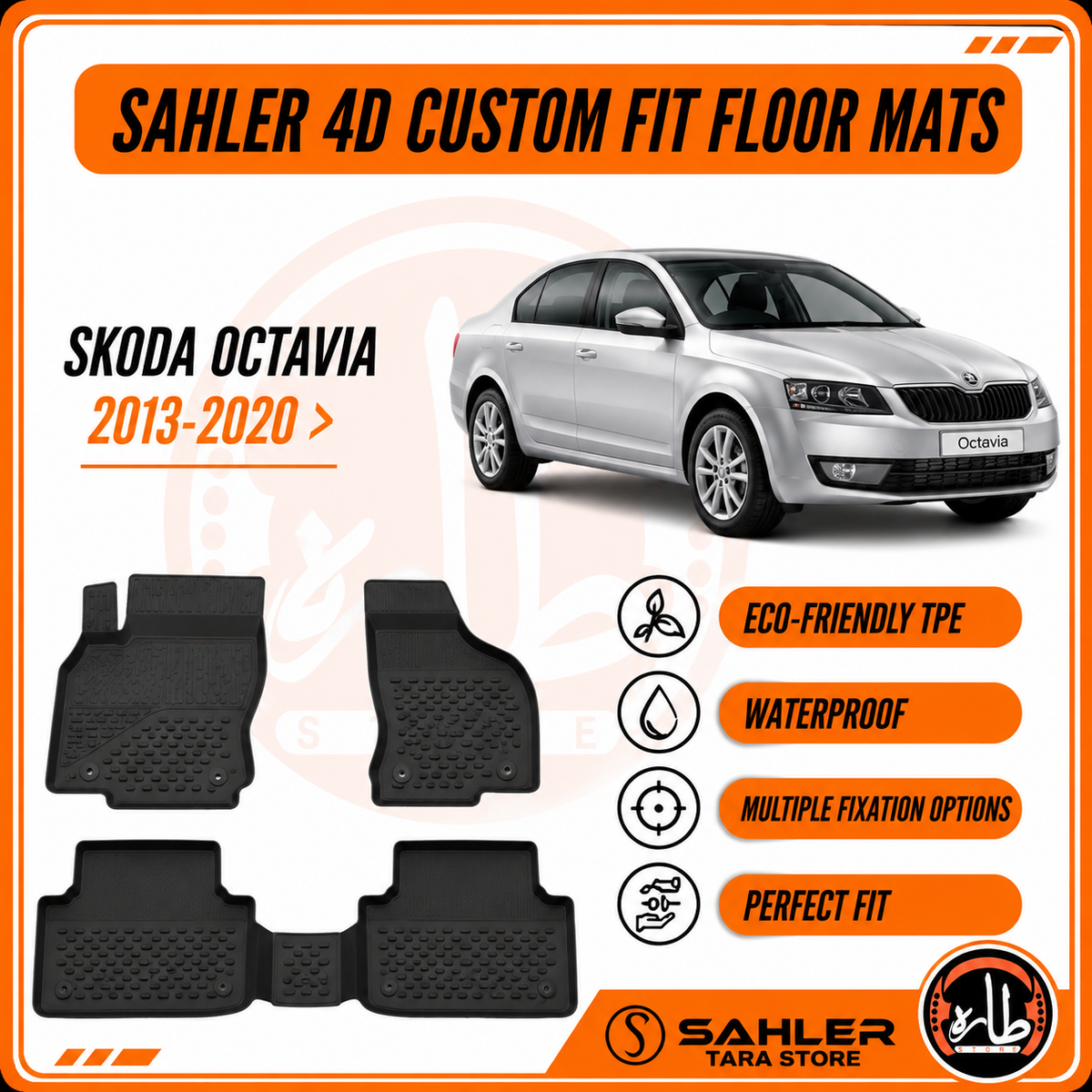 Sahler - CAR FLOOR MAT - SKODA A7