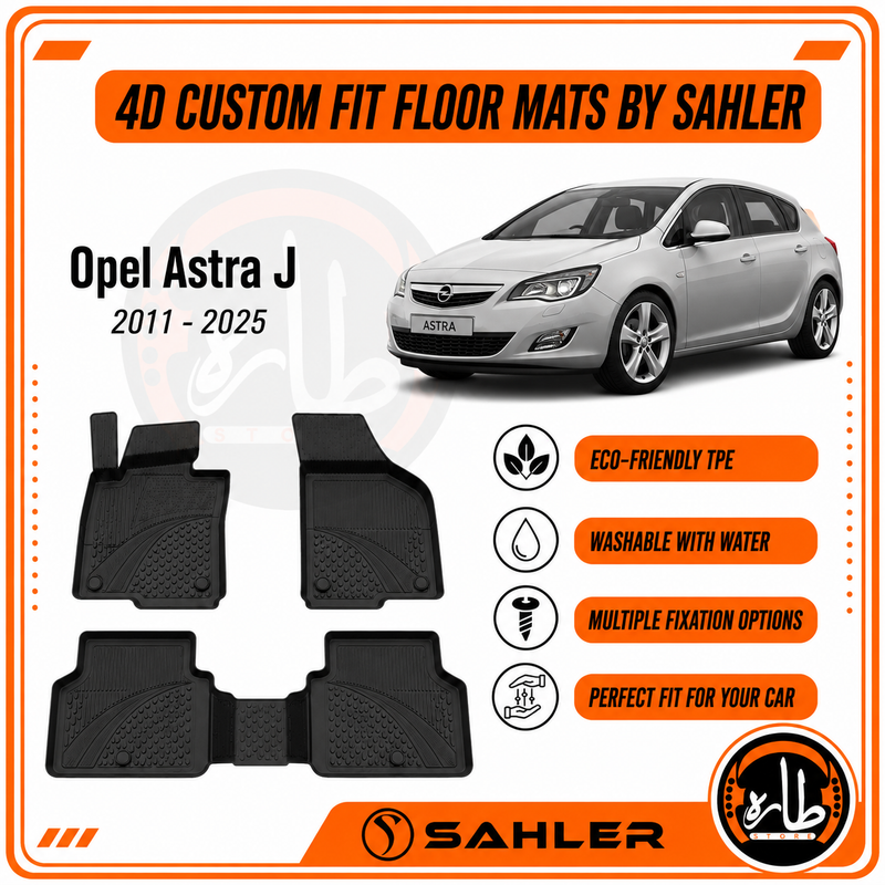 Sahler - CAR FLOOR MAT - OPEL -  ASTRA J 2011:2025