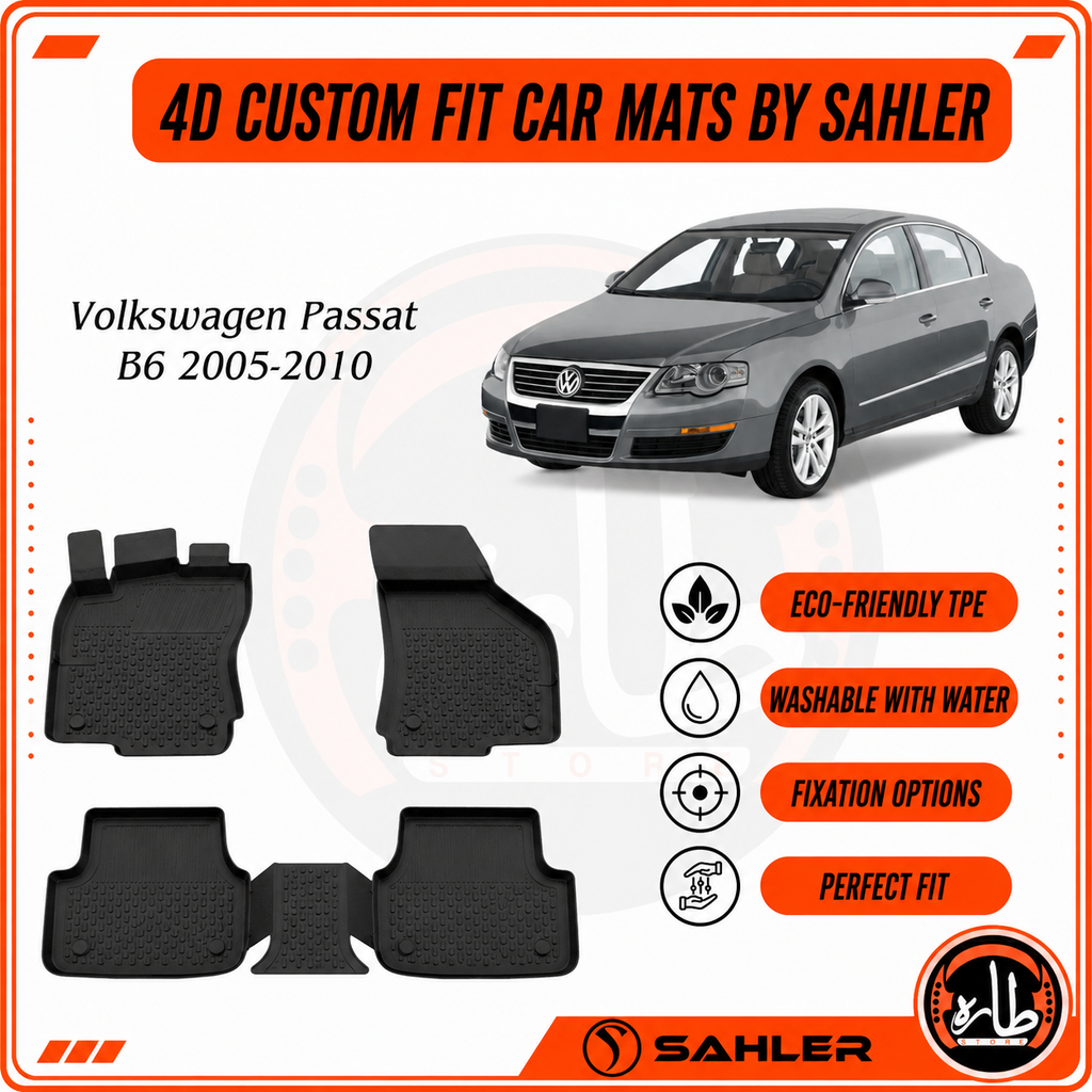 Sahler - CAR FLOOR MAT - vw -  passat B6 2005:2010