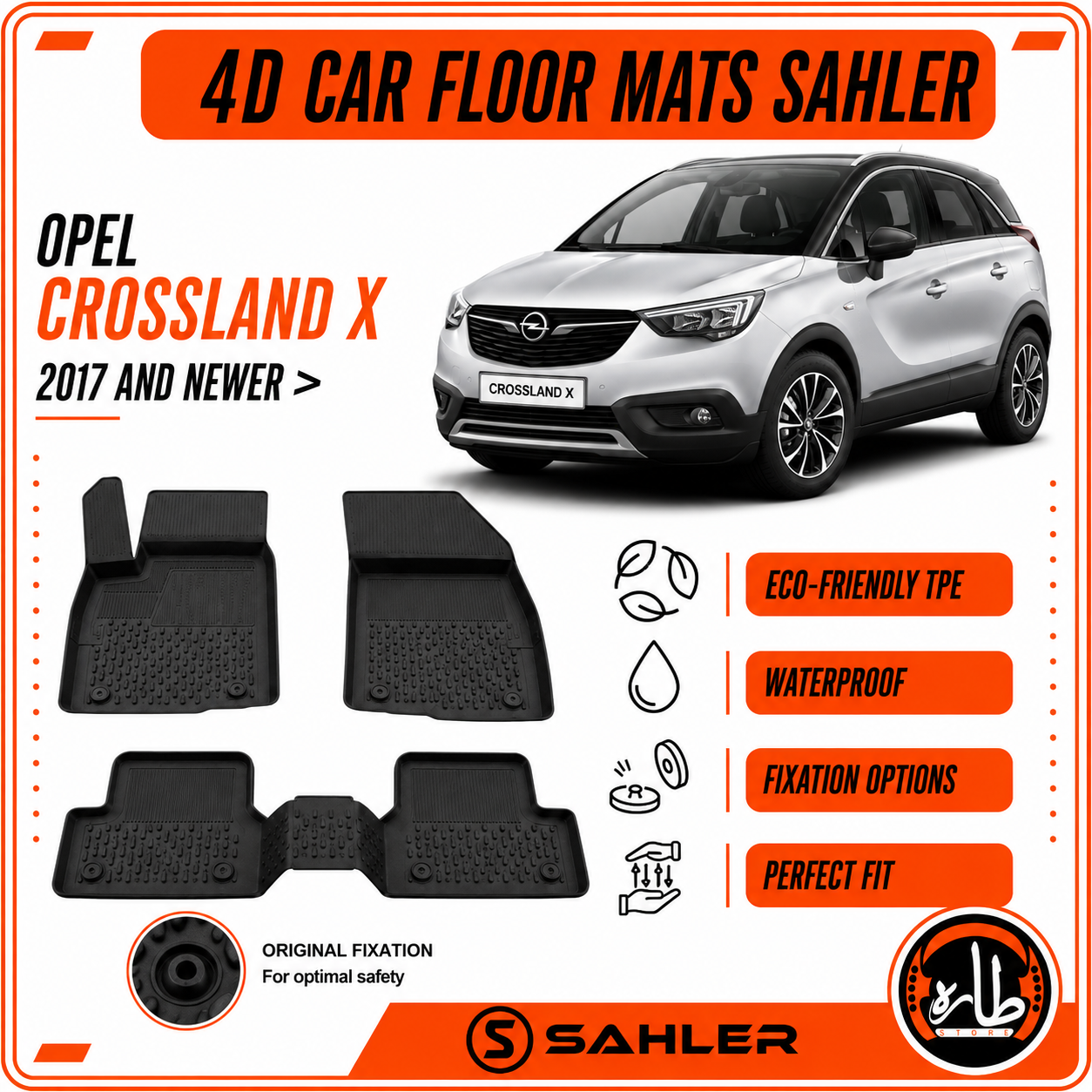 OPEL CAR FLOOR MAT
