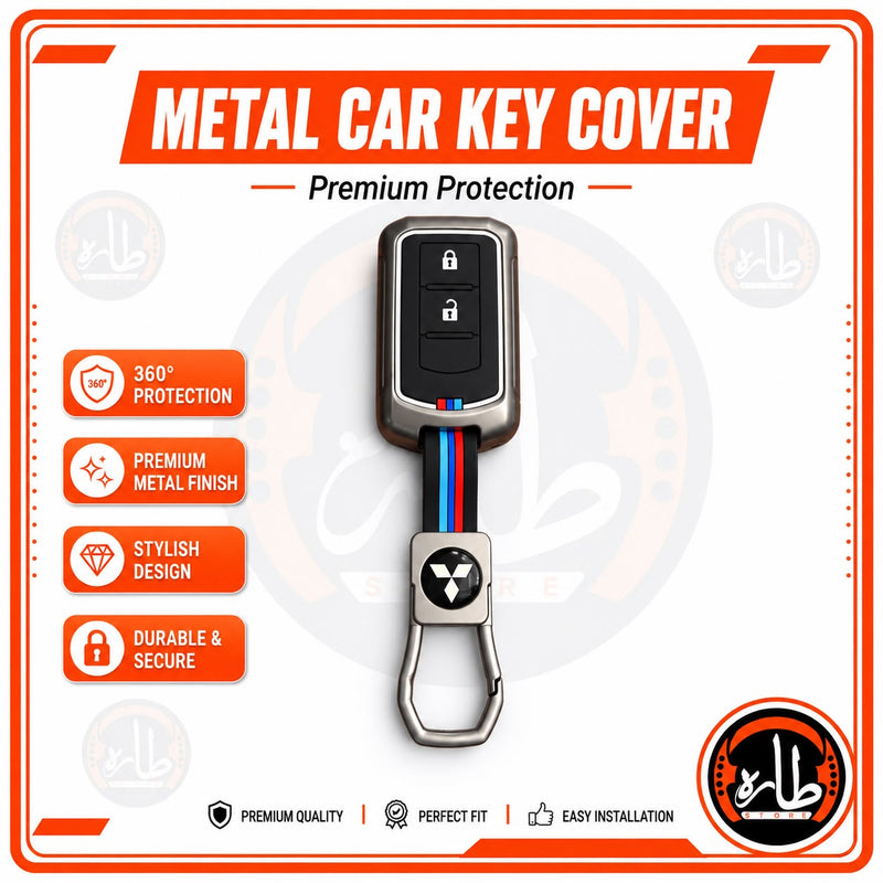 Metal Car Key Cover - Mitsubishi - LANCER 3
