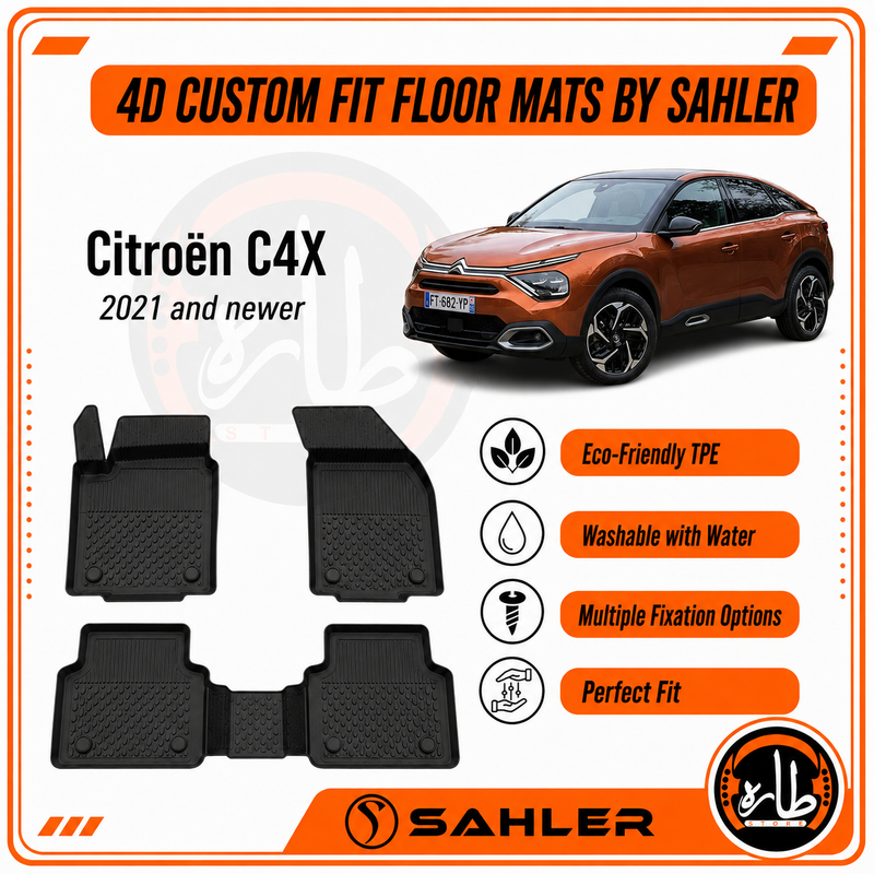 Sahler - CAR FLOOR MAT - Citroën - C4X - 2021:NEWER