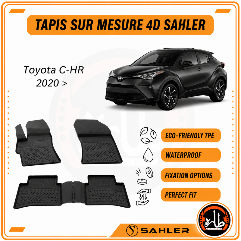 Sahler - CAR FLOOR MAT - Toyota - C-HR 2020