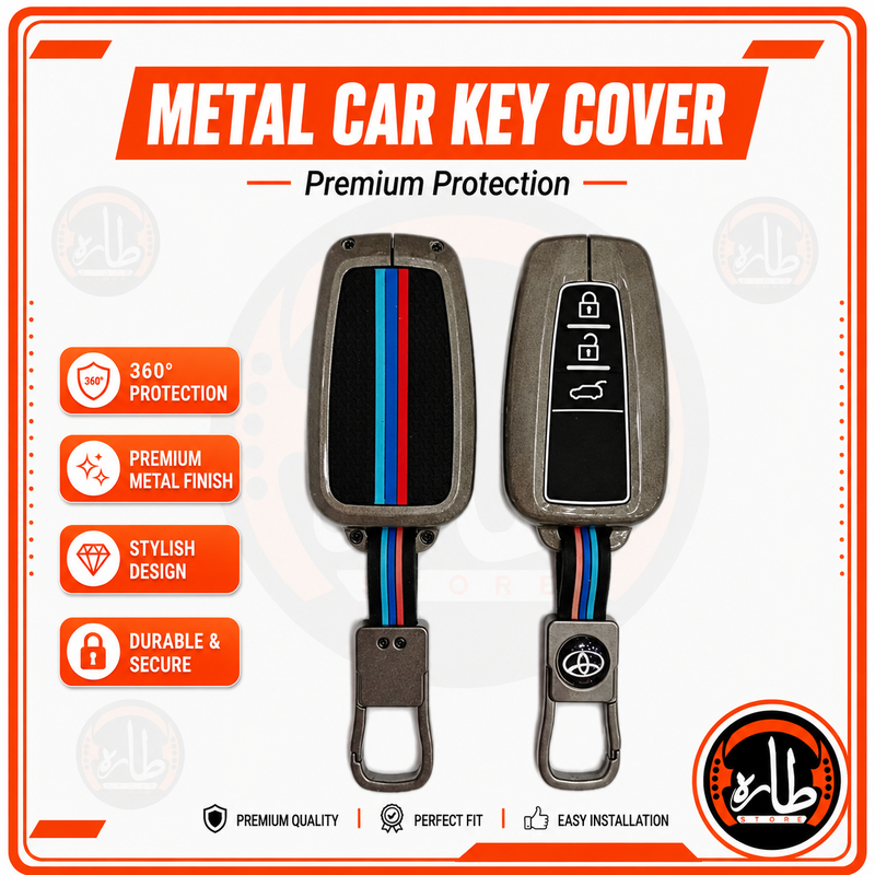 Metal Car Key Cover Toyota Corolla 01