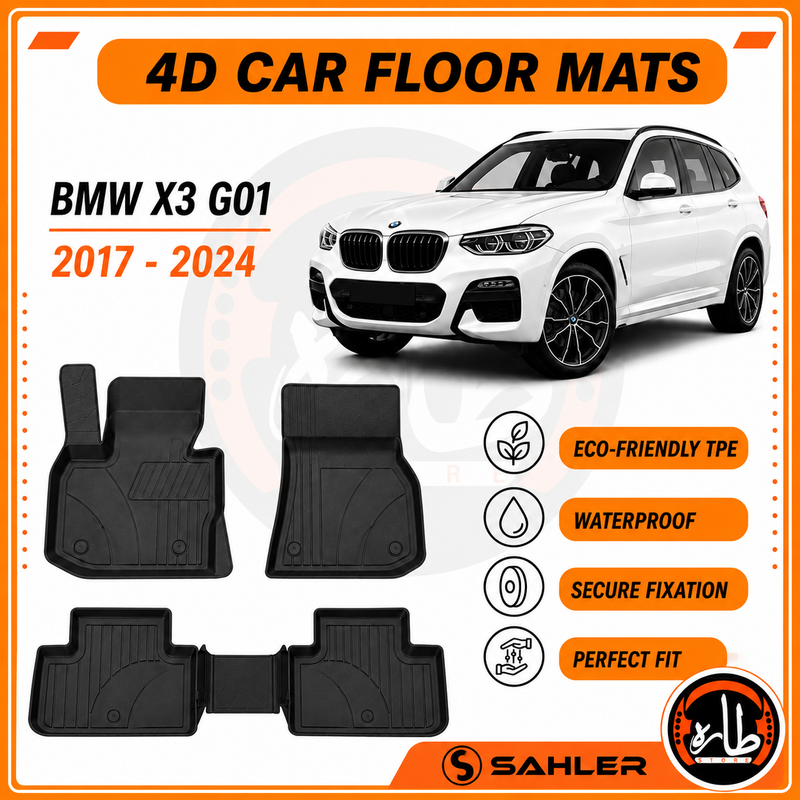 Sahler - CAR FLOOR MAT - BMW - x3 G01 2017:2024