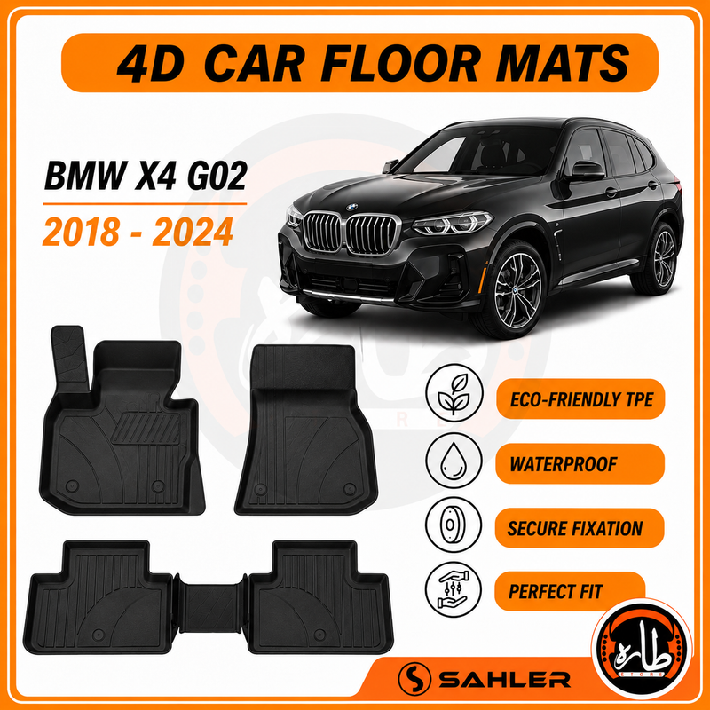 Sahler - CAR FLOOR MAT - BMW - x4 G02 2018:2024