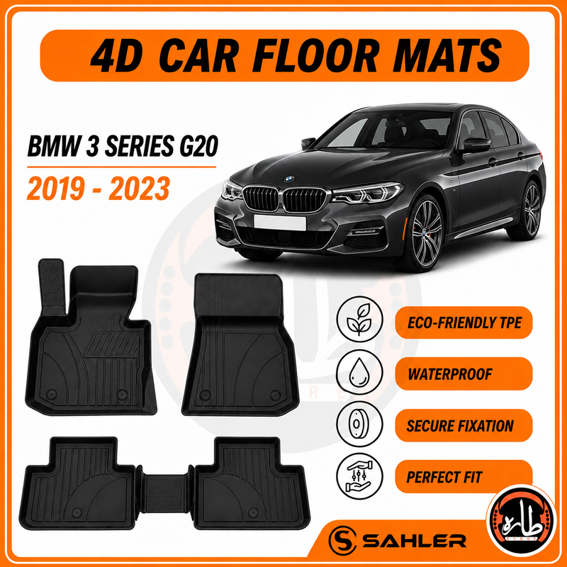 Sahler - CAR FLOOR MAT - BMW - Series 3 G20 2019:2023
