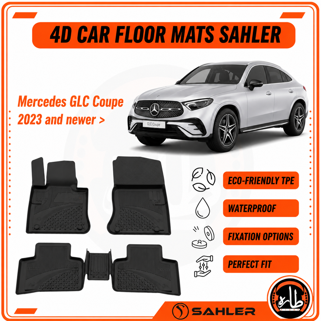 Sahler - CAR FLOOR MAT - Mercedes GLC CUPE