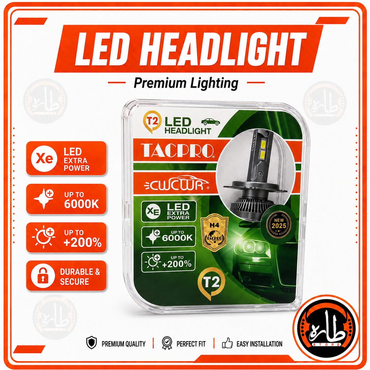 Led Headlights TACPRO T2