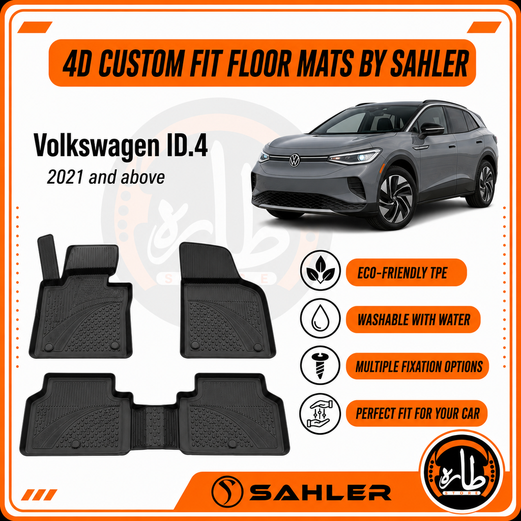 Sahler - CAR FLOOR MAT - vw -  ID:4 2021:NEWER