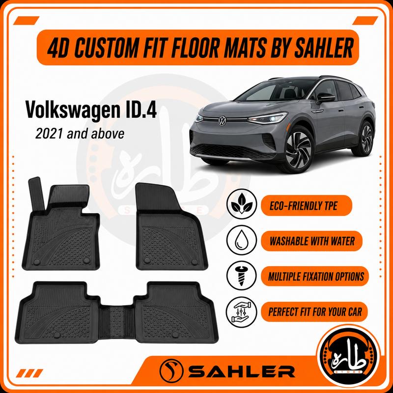 Sahler - CAR FLOOR MAT - vw -  ID:4 2021:NEWER