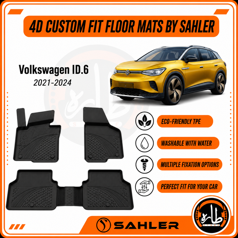 Sahler - CAR FLOOR MAT - vw - ID: 6 - 2021:2024