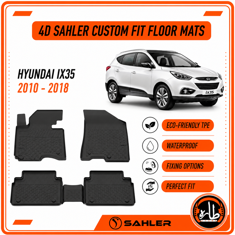 Sahler - CAR FLOOR MAT - HYUNDAI - IX35 2010:2018