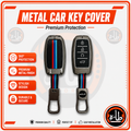 Metal Car Key Cover - KIA - k3 بصمه 4 دواره
