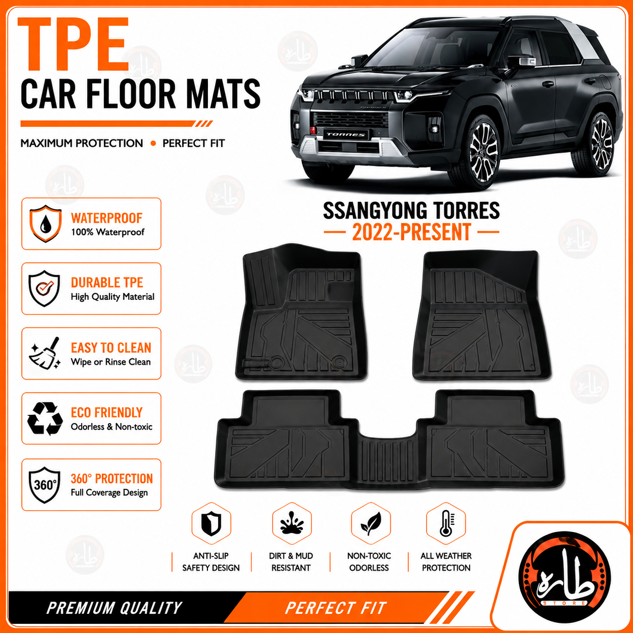 TPE CAR FLOOR MAT