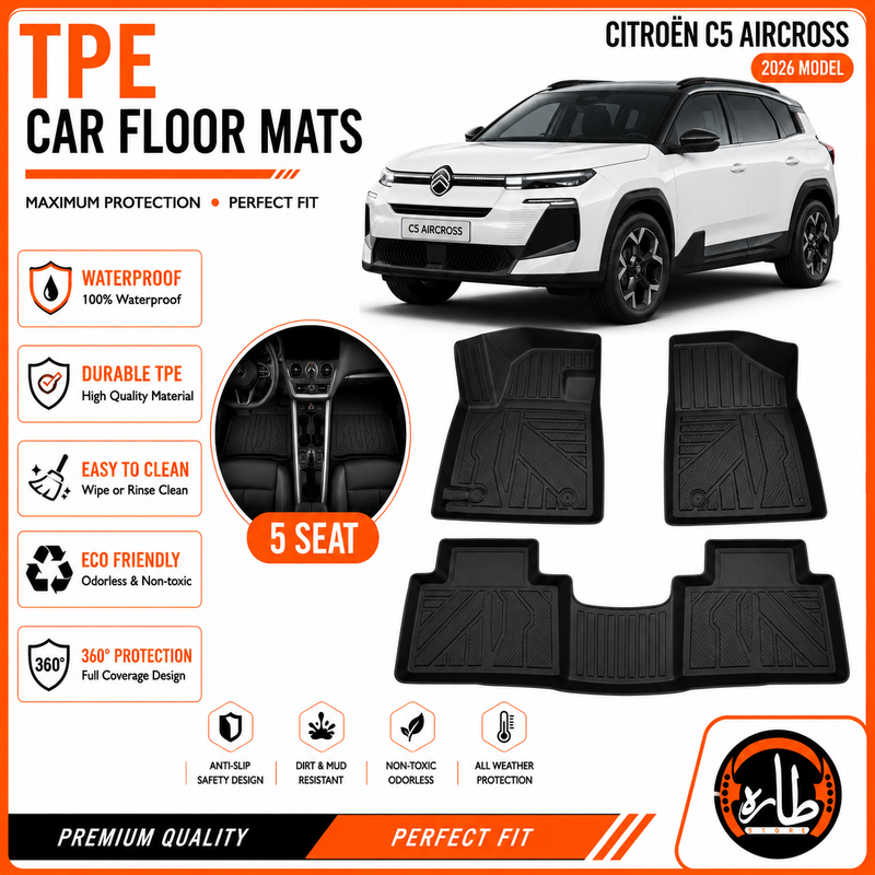 TPE - CAR FLOOR MAT - citroen c5 aircross 2026