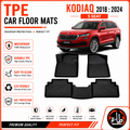 TPE - CAR FLOOR MAT - Skoda Kodiaq 2018:2024 5 Seat