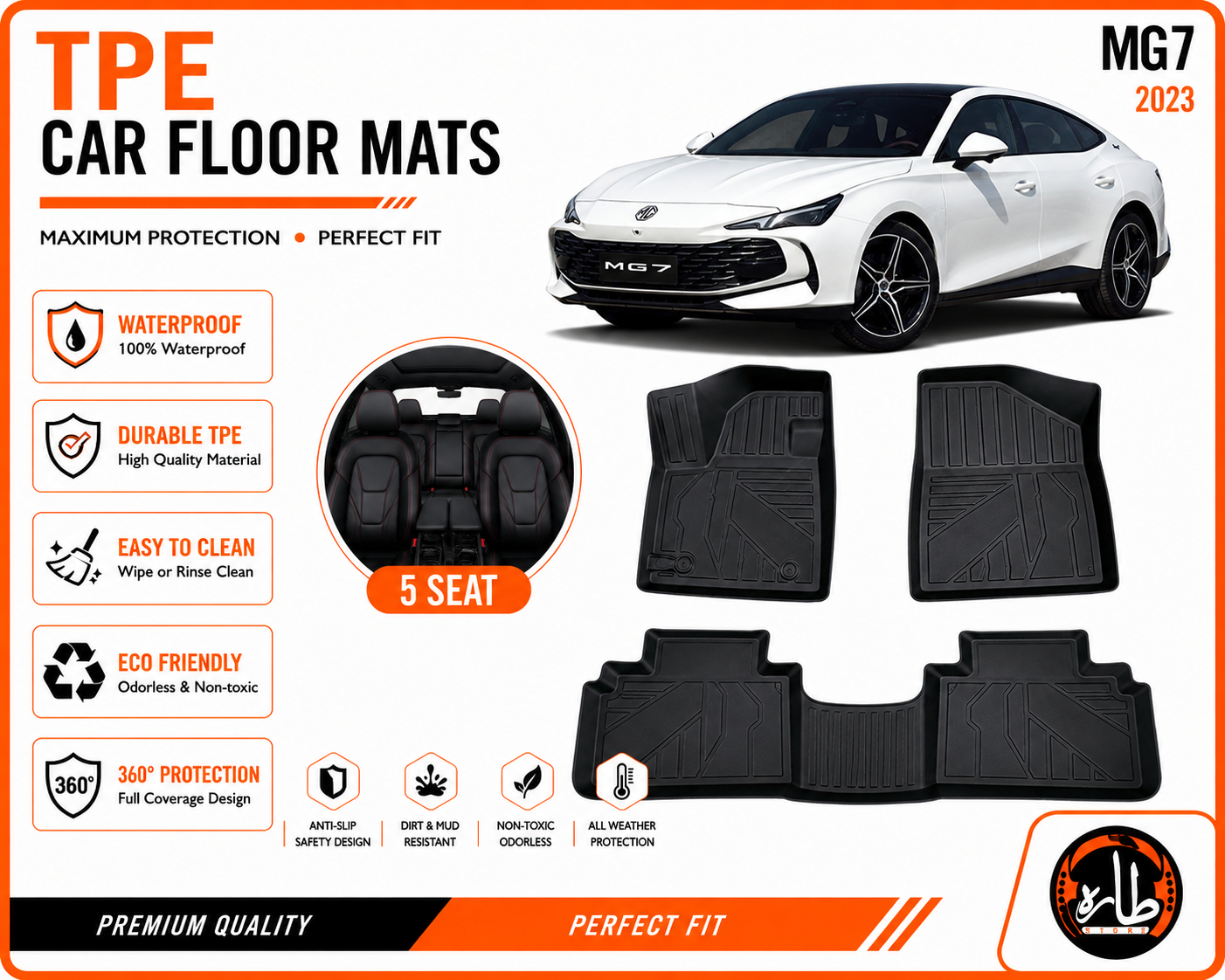 TPE CAR FLOOR MAT