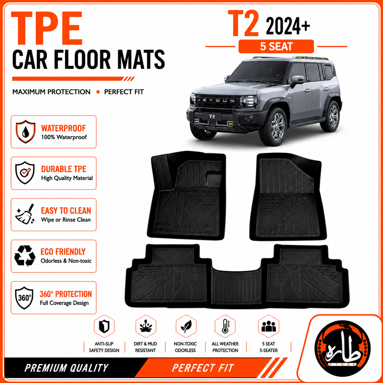 TPE CAR FLOOR MAT