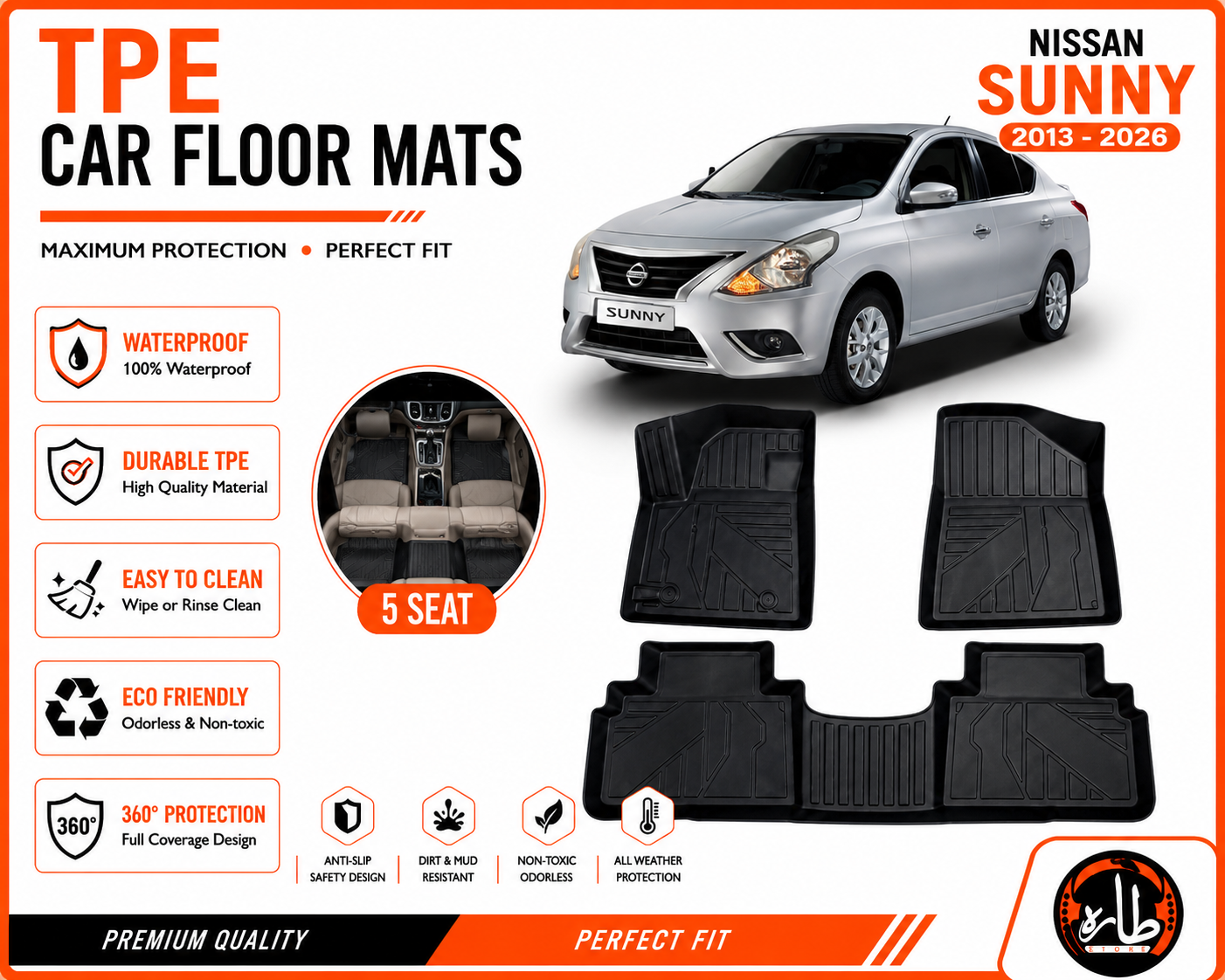 TPE CAR FLOOR MAT